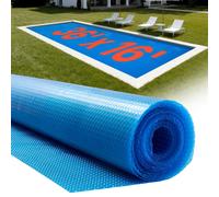 VEVOR Solar Pool Cover 36 x 16 ft Pool Bubble Cover 16 Mil Pools Solar Blanket