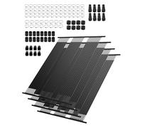 VEVOR Solar Pool Heater, 4 x 10 ft HDPE Solar Pool Panel(4 Pcs) - Durable & Weather-Proof, with Complete Accessories, Universal Solar Pool Panel-Raises Water Temperature, Aboveground & Inground Pool
