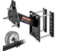 VEVOR Spare Tire Carrier, Trailer Spare Tire Mount, 160 lbs Capacity, Utility Trailer Accessories Fits Most 4 & 5 & 6 & 8 Lugs Wheels on 4", 4.25", 4.5", 4.75", 5", 5.5", 6", 6.5" Bolt Patterns