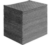 VEVOR Spill Absorbent Pads, Universal Absorbing Mat Absorbs up 12 Gal, 13" L x10" W Polypropylene Absorbent Pad for Oil, Water and Other Liquids, Pack