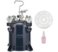 VEVOR Spray Paint Pressure Pot Tank, 10L/2.5gal Air Paint Pressure Pot, Metal Rack & Leak Repair Sealant for Industry Home Decor Architecture Construction Automotive Painting, 70PSI Max
