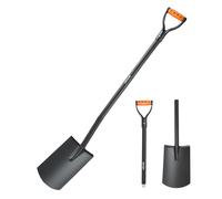 Uimoso Square Flat Shovel 48 in with D-Handle for Gardening and Digging