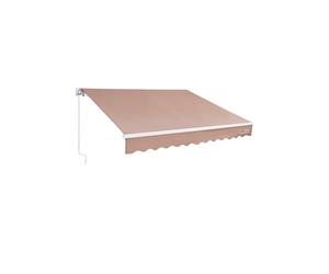 Vevor SSSZYPKQSQBSR0WE6V0 Manual Retractable Awning, 13 x 8 ft. Outdoor Patio Awning Retractable Sun Shade