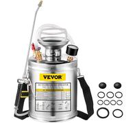 VEVOR Stainless Steel Sprayer 4L Household Gardening and Floor Cleaning Sprayer, Suitable for the Current Neds of Industry, Agriculture, Commerce, Med