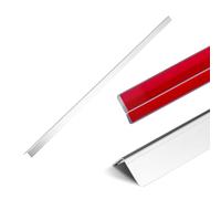 VEVOR Stainless Steel Wall Corner Protector, 25 x 25 x 1217 mm, 10 Pack Metal Corner Guards, 304 Stainless Steel Edge Trim 90-Degree Angle for Home,Office,Commercial Wall Protection, with 3m Tape