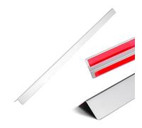 VEVOR Stainless Steel Wall Corner Protector, 38 x 38 x 1217 mm, 10 Pack Metal Corner Guards, 304 Stainless Steel Edge Trim 90-Degree Angle for Home,Office,Commercial Wall Protection, with 3m Tape
