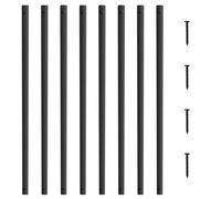 VEVOR Staircase Metal Balusters 51 Pack 29.5''x1'' Aluminum Spindles w/ Screws