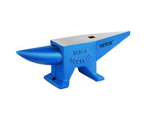 VEVOR Steel Anvil Blacksmith 105 Lbs Forged Steel W/ Round And Square Hole