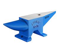 VEVOR Horn Anvil, Steel Anvil Blacksmith Weight 30KG/66.1LBS, Blacksmith Anvil Steel Anvil Round Horn Metal Work Steel Anvil Blacksmith Hardy Hole