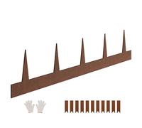 VEVOR Steel Landscape Edging, 10 Packs 40 x 4.5 in Weather-Resistant & Pre-Rust Metal Landscape Edging, Bendable Garden Edging Border, Heavy Duty Lawn Edging, Flower Bed Yard Pathway Divider