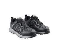 VEVOR Steel Toe Shoes for Men, US Size 9.5, Men’s Cushion Sport Safety Toe Athletic Work Shoe, Indestructible Safety Sneakers Lightweight,Breathable Industry Construction Work Shoes, Black