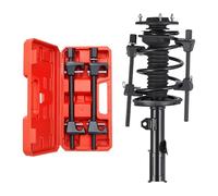 VEVOR Strut Spring Compressor, 2 Pack, Heavy Duty Coil Spring Compressor Tool with 10.4 Inches(256 mm) Range, Compatible with 0.86 inches(22 mm) Hex Sockets, Fit for Car Truck Motorcycle, Black