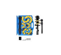 VEVOR Strut Spring Compressor Set, Macpherson Strut Spring Compressor Kit, Interchangeable Fork Strut Coil Extractor Remover Tool, with Yellow Protec