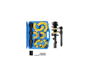 VEVOR Strut Spring Compressor Set, Macpherson Strut Spring Compressor Kit, Interchangeable Fork Strut Coil Extractor Remover Tool, with Yellow Protec