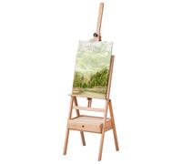 VEVOR Studio H-Frame Easel Holds Canvas Art up to 91.4 cm Beechwood Artists Easel