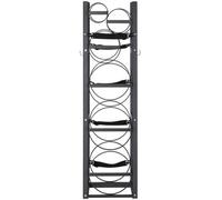 Vevor Sturdy Cylinder Rack For 3 X 30Lbs Tanks And Small Bottles 12.79X12.99X47.12 In