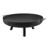 VEVOR Sturdy Fire Pit Bowl 30-Inch Deep Carbon Steel Black VEVOR Black