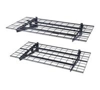 Vevor Sturdy Garage Shelving Unit 4 X 2 Ft Heavy Duty Wall Mounted 500 Lbs Capacity 2 Pack