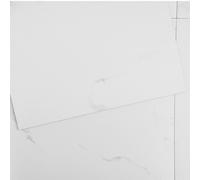 VEVOR Stylish Vinyl Floor Tiles 12 x 12 Inch White Marble Texture VEVOR White