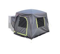 VEVOR SUV Tent for Camping, 10FT L x 8FT W, Waterproof PU2000mm Spacious Double Layer Design for 5-8 Person, SUV Camping Tent with Mesh Windows, Includes Rainfly & Storage Bag, for Outdoor Activities