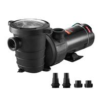 VEVOR Swimming Pool Pump 15 HP 115 V 1100 W Single Speed Pumps for Above Ground Pool wStrainer Basket 5280 GPH Max Flow C