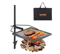VEVOR Swivel Campfire Grill Heavy Duty Steel Open Fire Cooking Grate Adjustable