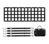 VEVOR Tailgate Net, 60 in x 18 in, Heavy Duty Cargo Net for Truck Bed with 4 Adjustable Telescopic Straps, Extendable & Durable, Flexible Adjustment, Suitable for Pickup, Trailer, Truck, Jeep, SUV