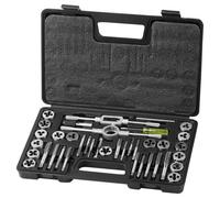VEVOR Tap and Die Set 40Pcs Metric Size M3 to M12 Bearing Steel Threading Tool