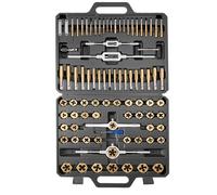 VEVOR Tap and Die Set, 86-Piece Metric and SAE Sizes M3 to M12, #4 to 5/8"