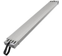 VEVOR Telescoping Aluminum Work Plank, 6-9 Feet 500lbs Capacity, 12.5 inch Width Aluminum Scaffold Plank,Extension Staging Plank with Skid-Proof Platform Scaffold Ladder Accessory
