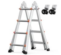 VEVOR Telescoping Ladder A Frame 15 FT Extension Multi-Function for Homework