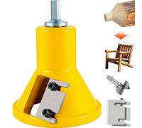VEVOR Tenon Cutter, 1.5" / 38 mm Diameter, Premium Aluminum & Steel Log Furniture Cutter, with Dual Straight Blades & Button Screws Home Master Kit, Commercial Woodworking Tool for Home Beginner DIY