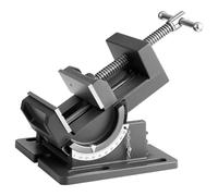 VEVOR Tilting Vise, 4.25 Inch Jaw Width, Portable Drill Press Bench Vise, 0-90° Adjustable Tilt, Durable Cast Iron Construction, Workbench Vice for Woodworking, for Benchtops and Drill Presses, Black