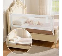 VEVOR Toddler Bed Rail, Kids Beds Guard Rail with Reinforced Iron Pipe and Oxford Cloth, Adjustable Height Bed Side Railing, Portable Guard Bumper Bar