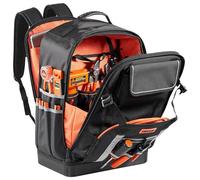 VEVOR Tool Backpack, 56 Pockets, Heavy-duty Tools Storage Organizer Bags with Molded Base, Electrician Jobsite Backpack for Construction Jobsite, Electrician, Industrial, Repairman, and HVAC Techs