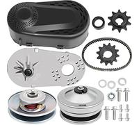 VEVOR Torque Converter CVT 2HP-7HP 3/4" Go Kart Clutch 212CC 30 Series Mini Bike 10T #40 41 Chain and 12T #35 Replacement Set TAV2 30-75 218353A Manco CVT Clutch Small Engine Drive Belt