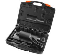 VEVOR Torque Multiplier, Heavy Duty Torque Multiplier Wrench Set, 1 Inch Drive Lug Nut Wrench Torque Multiplier, 1:64 6800N.m Lug Nut Remover, with 8 Sockets and Storage Case for Truck Trailer RV