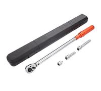 VEVOR Torque Wrench, 1/2-inch Drive Click Torque Wrench 20-250ft.lb/34-340n.m, Dual-Direction Adjustable Torque Wrench Set, Mechanical Dual Range Scales Torque Wrench Kit with Adapters Extension Rod