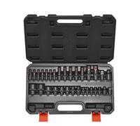 VEVOR Torx Bit Socket and External Torx Socket Set, 31-Piece T8-T70 and E4-E24, S2 Alloy Steel and Cr-V Steel, 1/4 in, 3/8 in, and 1/2 in Drives, with