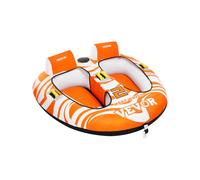 VEVOR Towable Tubes for Boating 2 Person, Inflatable Boat Tubes and Towables with 2 Cockpits, 340lbs Water Sport Tubes for Boat to Pull - with 840D Full Nylon Cover, Padded Grab Handles & Safety Valve