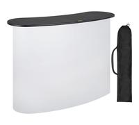 VEVOR Trade Show Display Tension Frame Display Portable Pop Up Trade Show Display Counter Promotion Foldable Podium Table Stand