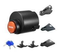 VEVOR Trailer Lock, Fits 2 & 2-5/16-Inch Couplers, Heavy Duty Hitch Lock with 3 Keys Secures Security Chains, Pry-Resistant & Rust-Resistant, Anti-Theft RV Trailer Tongue Locks for RV, Trailer, Boat
