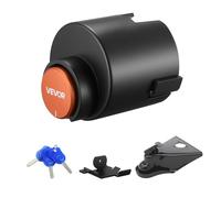 VEVOR Trailer Lock, Fits 2-5/16-Inch Couplers, Heavy Duty Hitch Lock with 3 Keys Secures Security Chains, Pry-Resistant & Rust-Resistant, Anti-Theft Trailer Tongue Locks for RV, Trailer, and Boat