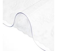 VEVOR Transparent PVC Tablecloth Waterproof Table Cover 40x72-in Desk Protector