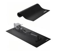 VEVOR Treadmill Mat for Carpet Floor, 600 x 1300 x 4 mm Exercise Equipment Mat for Elliptical and Walking Pad, High Density PVC Floor Protector, Water