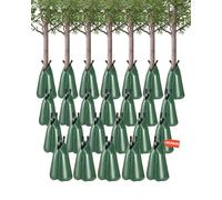 VEVOR Tree Watering Bag, 25 Packs 20 Gallons Watering Bags for New Trees, 5-9 Hours Slow Release Refillable Tree Drip Irrigation Bags with Zipper, Durable Tree Watering System for Deep Root Targeting