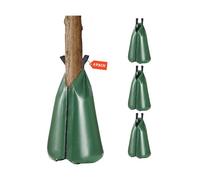 VEVOR Tree Watering Bag, 4 Packs 20 Gallons Watering Bags for New Trees, 5-9 Hours Slow Release Refillable Tree Drip Irrigation Bags with Zipper, Dura