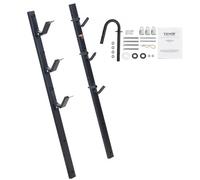 VEVOR Trimmer Rack, 3 Place Weeder Trimmer Rack, Locking Trim Holder Landscape Trailer Rack Carrier Mount on Open Pickup/Trailer Enclosed Trailers, Pa