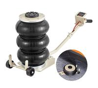 VEVOR Air Jack, 3 Ton/6600 lbs Triple Bag Air Jack, Airbag Jack with Six Steel Pipes, Lift up to 17.7 inch/450 mm, 3-5 s Fast Lifting Pneumatic Jack, with Long Handles for Cars, Garages, Repair