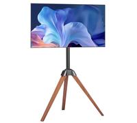 VEVOR Tripod Easel TV Stand Wood Legs Holds up to 99 lbs for 40-65 Inch Screens
